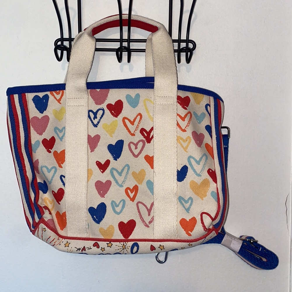 Brighton Red, White, and You mini tote with crossbody strap - Picture 3 of 10